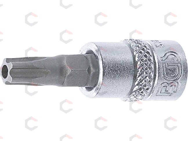 Antgalis 1/4" įpresuotas į galvutę su skyle, penkiakampis TS30x38mm (5184-TS30)