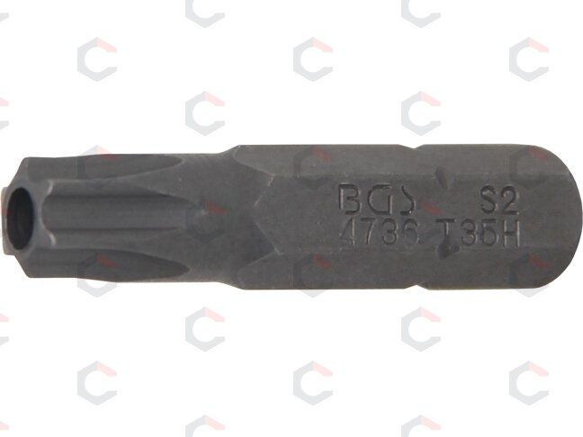 Antgalis | 6.3 mm (1/4") | T-star (Torx) su skyle | T35 (4736) Antgalis | 6.3 mm (1/4") | T-star (Torx) su skyle | T35 (4736)