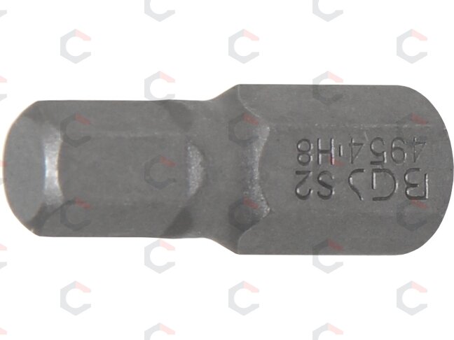 Antgalis | ilgis 30 mm | 10 mm (3/8") storis | Hex šešiakampis 8 mm (4954) Antgalis | ilgis 30 mm | 10 mm (3/8") storis | Hex šešiakampis 8 mm (4954)