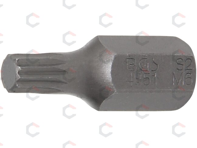 Antgalis | ilgis 30 mm | 10 mm (3/8") storis | Spline (XZN) | M6 (4851) Antgalis | ilgis 30 mm | 10 mm (3/8") storis | Spline (XZN) | M6 (4851)