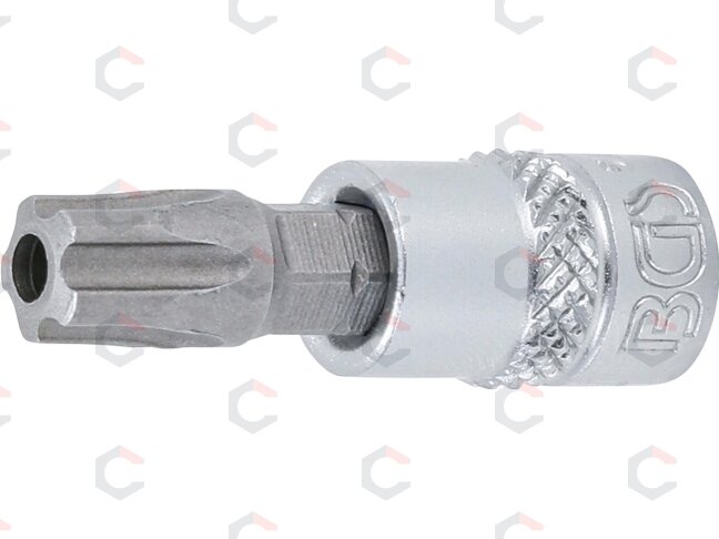 Antgalis įpresuotas | 6,3 mm (1/4") | T-Star (Torx) penkiakampis TS45 (5184-TS45)