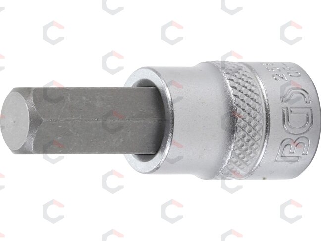 Antgalis įpresuotas į galvutę | 10 mm (3/8") | hex šešiakampis 12 mm (2584) Antgalis įpresuotas į galvutę | 10 mm (3/8") | hex šešiakampis 12 mm (2584)