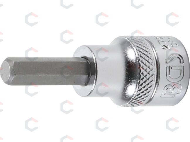 Antgalis įpresuotas į galvutę | 10 mm (3/8") | Hex šešiakampis 1/4" (2725) Antgalis įpresuotas į galvutę | 10 mm (3/8") | Hex šešiakampis 1/4" (2725)