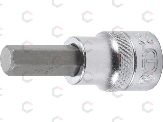 Antgalis įpresuotas į galvutę | 10 mm (3/8") | hex šešiakampis 8 mm (2581) Antgalis įpresuotas į galvutę | 10 mm (3/8") | hex šešiakampis 8 mm (2581)