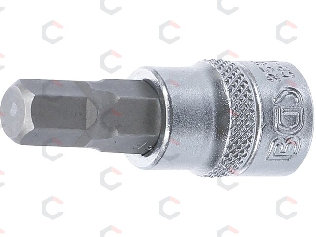 Antgalis įpresuotas į galvutę | 10 mm (3/8") | hex šešiakampis 9 mm (2583)