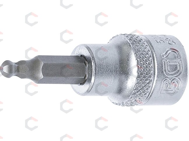 Antgalis įpresuotas į galvutę | 10 mm (3/8") | hex šešiakampis | su šarnyru 4 mm (5111) Antgalis įpresuotas į galvutę | 10 mm (3/8") | hex šešiakampis | su šarnyru 4 mm (5111)