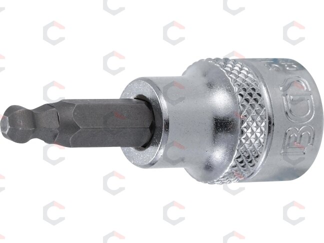 Antgalis įpresuotas į galvutę | 10 mm (3/8") | hex šešiakampis su šarnyru 5 mm (5112) Antgalis įpresuotas į galvutę | 10 mm (3/8") | hex šešiakampis su šarnyru 5 mm (5112)