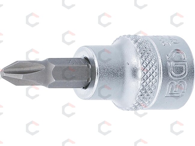 Antgalis įpresuotas į galvutę | 10 mm (3/8") | Kryžminis PH2 (2554) Antgalis įpresuotas į galvutę | 10 mm (3/8") | Kryžminis PH2 (2554)