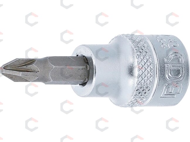 Antgalis įpresuotas į galvutę | 10 mm (3/8") | Kryžminis PZ2 (2551) Antgalis įpresuotas į galvutę | 10 mm (3/8") | Kryžminis PZ2 (2551)