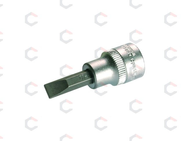 Antgalis įpresuotas į galvutę | 10 mm (3/8") | Plokščias SL 5.5 mm (2567) 1 Antgalis įpresuotas į galvutę | 10 mm (3/8") | Plokščias SL 5.5 mm (2567) 1