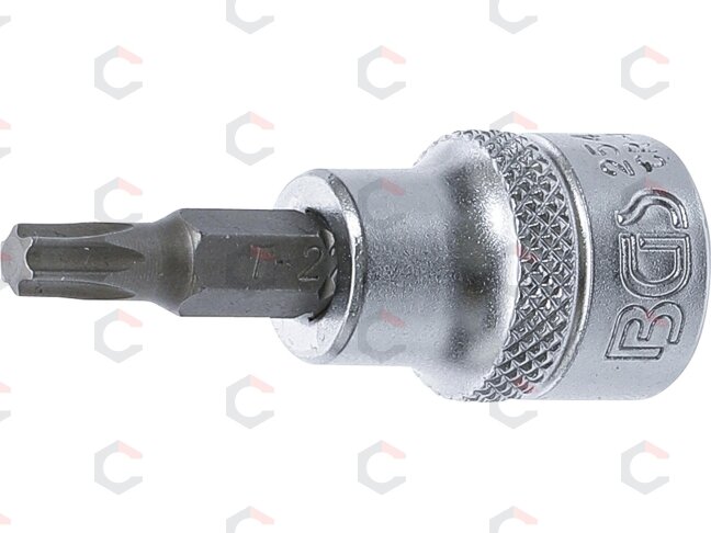 Antgalis įpresuotas į galvutę | 10 mm (3/8") | T-Star (Torx) T27 (2544) Antgalis įpresuotas į galvutę | 10 mm (3/8") | T-Star (Torx) T27 (2544)