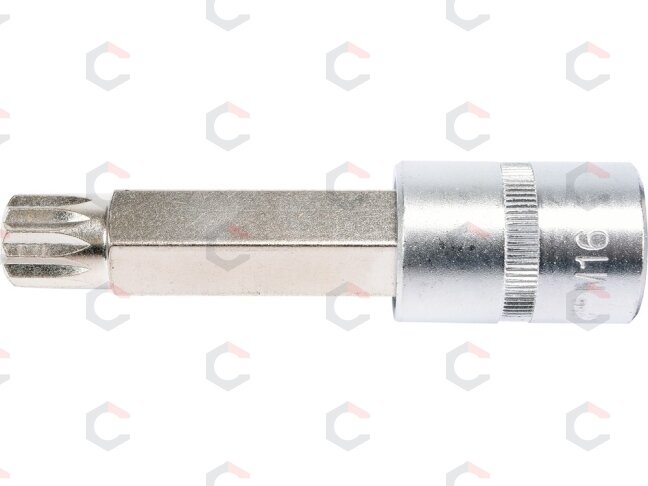 Antgalis įpresuotas į galvutę 1/2", M16 x 100mm (YT-04356) 1 Antgalis įpresuotas į galvutę 1/2", M16 x 100mm (YT-04356) 1