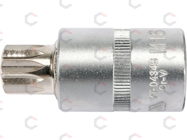 Antgalis įpresuotas į galvutę 1/2", M16 x 55 mm (YT-04346) 1 Antgalis įpresuotas į galvutę 1/2", M16 x 55 mm (YT-04346) 1