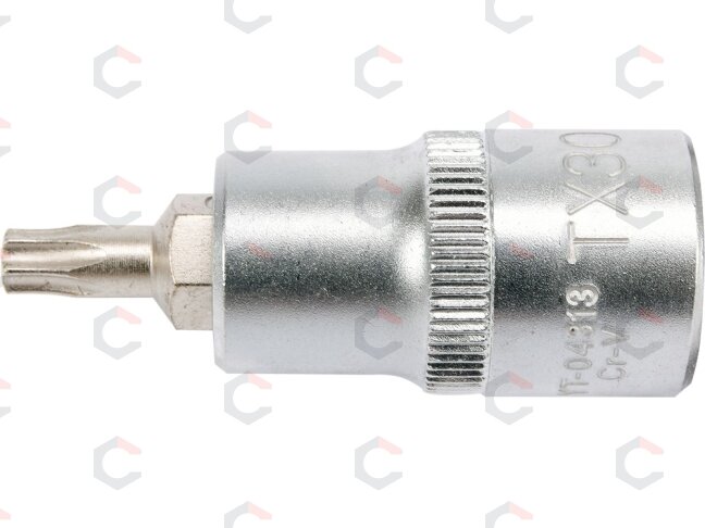 Antgalis įpresuotas į galvutę 1/2", T30 x 55 mm (YT-04313) 2 Antgalis įpresuotas į galvutę 1/2", T30 x 55 mm (YT-04313) 2