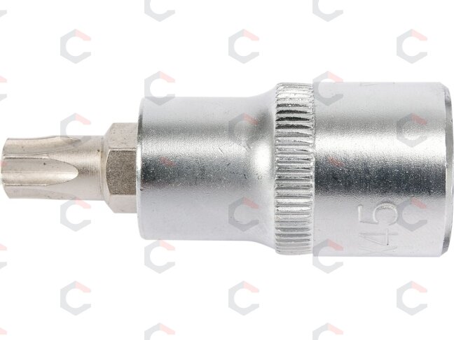 Antgalis įpresuotas į galvutę 1/2", T45 x 55 mm (YT-04315) 2 Antgalis įpresuotas į galvutę 1/2", T45 x 55 mm (YT-04315) 2