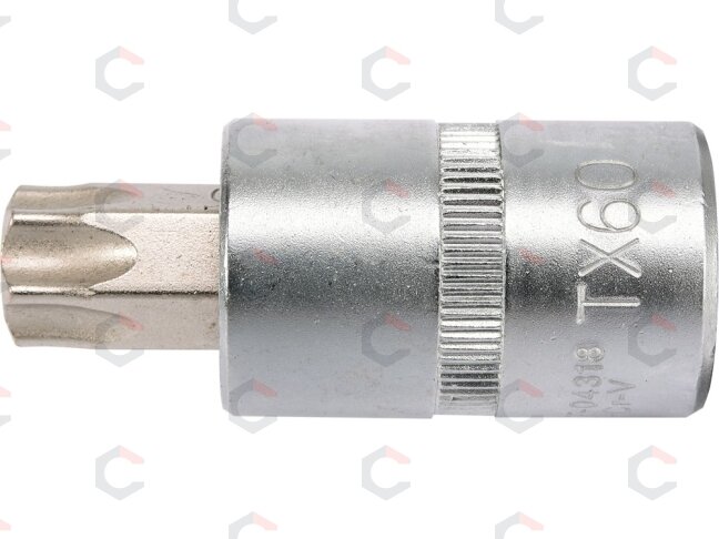 Antgalis įpresuotas į galvutę 1/2", T60 x 55 mm (YT-04318) 2 Antgalis įpresuotas į galvutę 1/2", T60 x 55 mm (YT-04318) 2