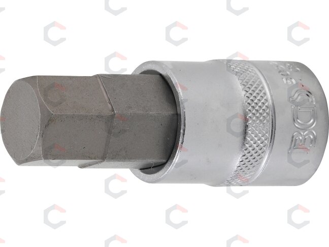 Antgalis įpresuotas į galvutę | 12,5 mm (1/2") | hex šešiakampis 18 mm (5052-18) Antgalis įpresuotas į galvutę | 12,5 mm (1/2") | hex šešiakampis 18 mm (5052-18)