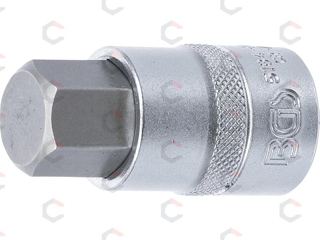 Antgalis įpresuotas į galvutę | 12,5 mm (1/2") | hex šešiakampis 19 mm (5184-H19) Antgalis įpresuotas į galvutę | 12,5 mm (1/2") | hex šešiakampis 19 mm (5184-H19)