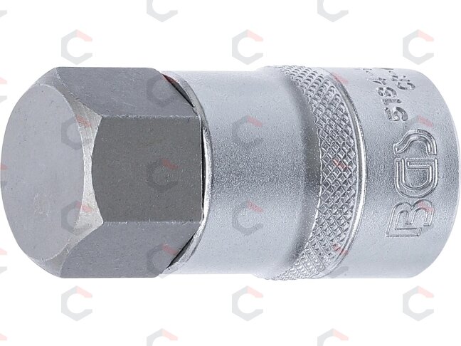 Antgalis įpresuotas į galvutę | 12,5 mm (1/2") | hex šešiakampis 24 mm (5184-H24) Antgalis įpresuotas į galvutę | 12,5 mm (1/2") | hex šešiakampis 24 mm (5184-H24)