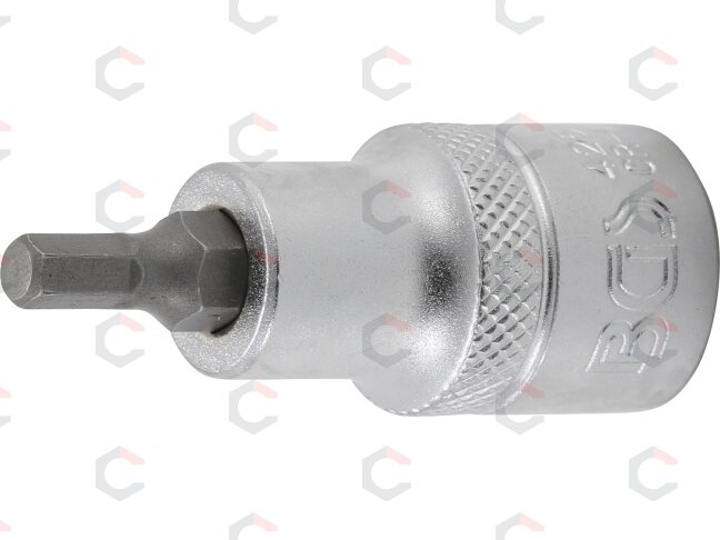 Antgalis įpresuotas į galvutę | 12,5 mm (1/2") | hex šešiakampis 5 mm (4251) Antgalis įpresuotas į galvutę | 12,5 mm (1/2") | hex šešiakampis 5 mm (4251)
