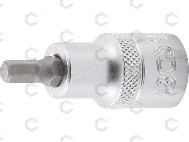 Antgalis įpresuotas į galvutę | 12,5 mm (1/2") | hex šešiakampis 6 mm (4252) Antgalis įpresuotas į galvutę | 12,5 mm (1/2") | hex šešiakampis 6 mm (4252)