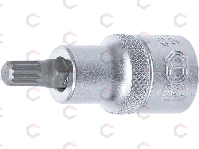 Antgalis įpresuotas į galvutę | 12,5 mm (1/2") | Spline (XZN) M8 (4352) Antgalis įpresuotas į galvutę | 12,5 mm (1/2") | Spline (XZN) M8 (4352)