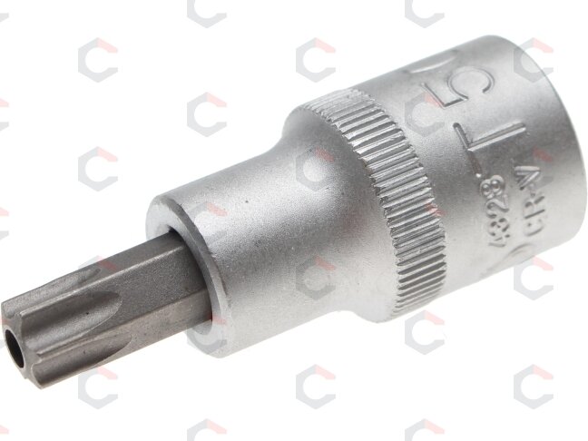 Antgalis įpresuotas į galvutę | 12,5 mm (1/2") | T-Star su skyle (Torx) T50 (4328) 2 Antgalis įpresuotas į galvutę | 12,5 mm (1/2") | T-Star su skyle (Torx) T50 (4328) 2