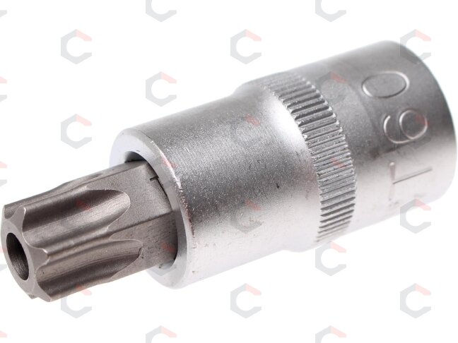 Antgalis įpresuotas į galvutę | 12,5 mm (1/2") | T-Star su skyle (Torx) T60 (4376) Antgalis įpresuotas į galvutę | 12,5 mm (1/2") | T-Star su skyle (Torx) T60 (4376)