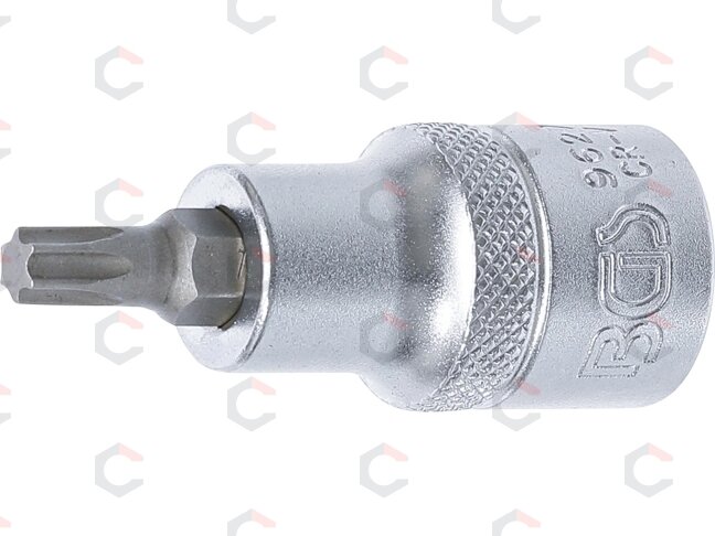 Antgalis įpresuotas į galvutę | 12,5 mm (1/2") | T-Star (Torx) T35 (9627) Antgalis įpresuotas į galvutę | 12,5 mm (1/2") | T-Star (Torx) T35 (9627)