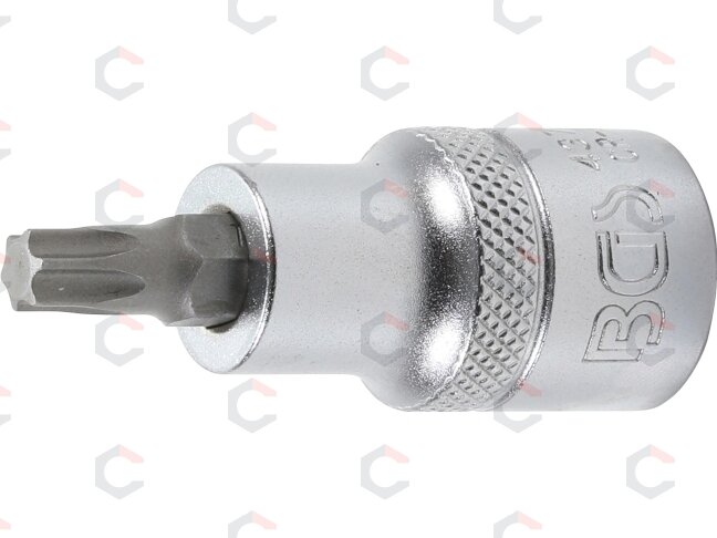 Antgalis įpresuotas į galvutę | 12,5 mm (1/2") | T-Star (Torx) T40 (4372) Antgalis įpresuotas į galvutę | 12,5 mm (1/2") | T-Star (Torx) T40 (4372)