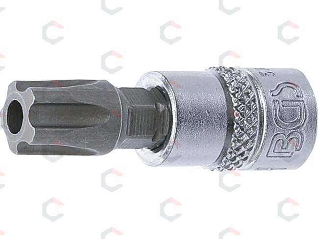 Antgalis įpresuotas į galvutę 5 kampų | 6.3 mm (1/4") | T-Star su skyle (Torx) TS50 (5184-TS50) Antgalis įpresuotas į galvutę 5 kampų | 6.3 mm (1/4") | T-Star su skyle (Torx) TS50 (5184-TS50)