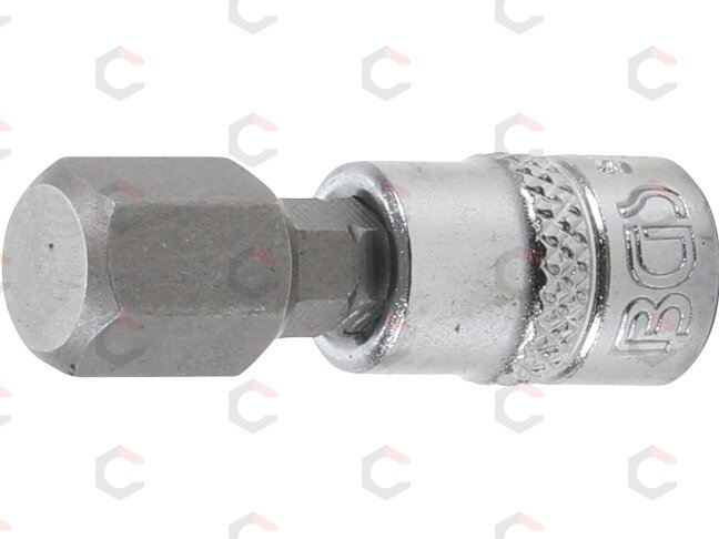 Antgalis įpresuotas į galvutę | 6,3 mm (1/4") | hex šešiakampis 10 mm (2161-10) Antgalis įpresuotas į galvutę | 6,3 mm (1/4") | hex šešiakampis 10 mm (2161-10)