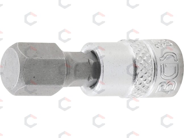 Antgalis įpresuotas į galvutę | 6.3 mm (1/4") | hex šešiakampis 3/8" (2748) Antgalis įpresuotas į galvutę | 6.3 mm (1/4") | hex šešiakampis 3/8" (2748)