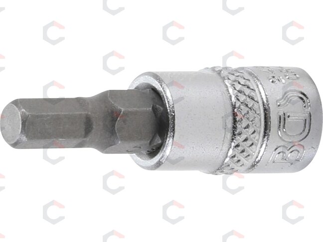 Antgalis įpresuotas į galvutę | 6,3 mm (1/4") | hex šešiakampis 5 mm (2499) Antgalis įpresuotas į galvutę | 6,3 mm (1/4") | hex šešiakampis 5 mm (2499)