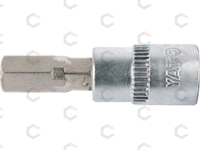 Antgalis įpresuotas į galvutę | 6,3 mm (1/4") | hex šešiakampis 7 mm (YT-04374) 1 Antgalis įpresuotas į galvutę | 6,3 mm (1/4") | hex šešiakampis 7 mm (YT-04374) 1