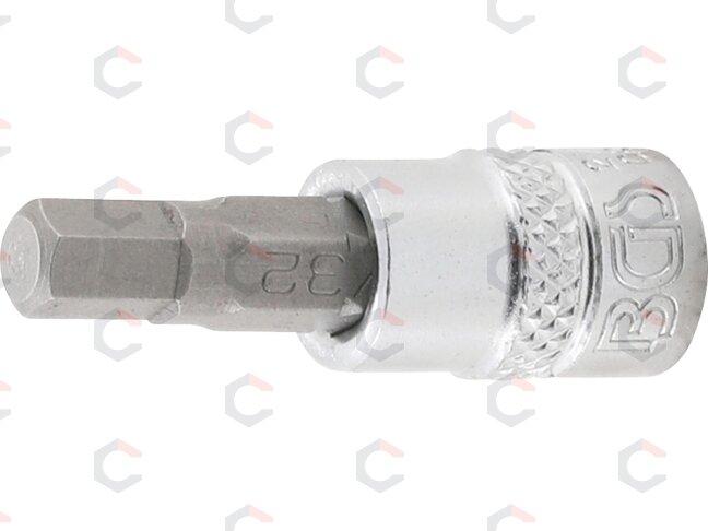 Antgalis įpresuotas į galvutę | 6.3 mm (1/4") | hex šešiakampis 7/32" (2744) Antgalis įpresuotas į galvutę | 6.3 mm (1/4") | hex šešiakampis 7/32" (2744)
