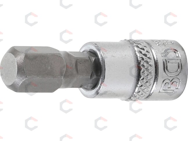 Antgalis įpresuotas į galvutę | 6,3 mm (1/4") | hex šešiakampis 8 mm (2502) Antgalis įpresuotas į galvutę | 6,3 mm (1/4") | hex šešiakampis 8 mm (2502)