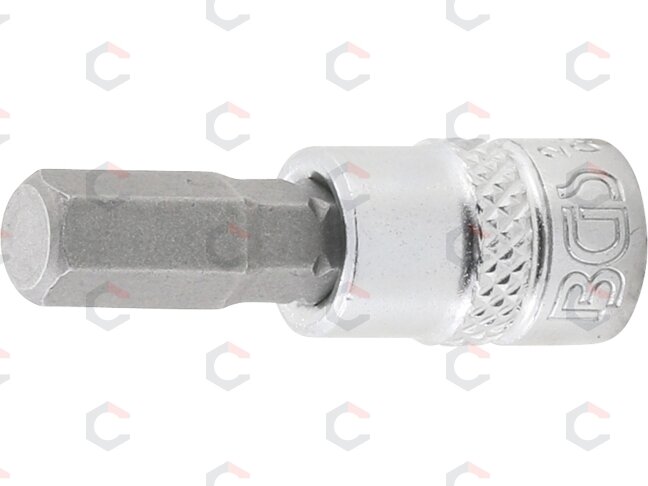 Antgalis įpresuotas į galvutę | 6.3 mm (1/4") | hex šešiakampis 9/32" (2746) Antgalis įpresuotas į galvutę | 6.3 mm (1/4") | hex šešiakampis 9/32" (2746)