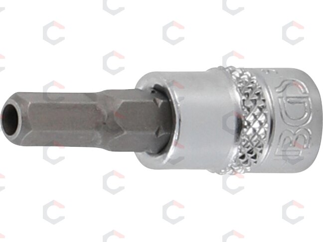 Antgalis įpresuotas į galvutę | 6,3 mm (1/4") | hex šešiakampis su skyle 5 mm (5156-5) Antgalis įpresuotas į galvutę | 6,3 mm (1/4") | hex šešiakampis su skyle 5 mm (5156-5)