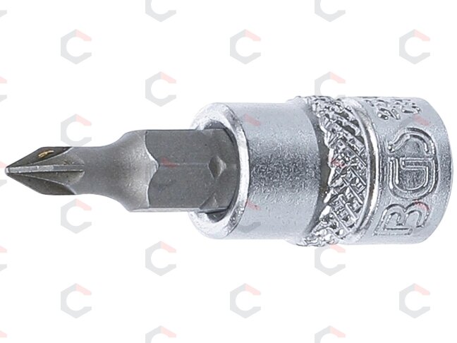 Antgalis įpresuotas į galvutę | 6.3 mm (1/4") | Kryžminis PZ0 (2505)