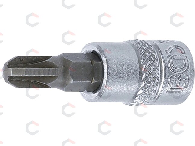 Antgalis įpresuotas į galvutę | 6.3 mm (1/4") | Kryžminis PZ3 (2492) Antgalis įpresuotas į galvutę | 6.3 mm (1/4") | Kryžminis PZ3 (2492)