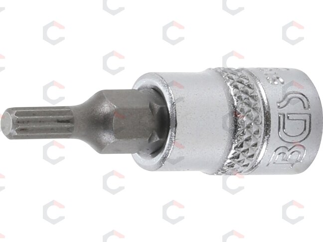 Antgalis įpresuotas į galvutę | 6.3 mm (1/4") | Spline (XZN) M4 (5105-M4) Antgalis įpresuotas į galvutę | 6.3 mm (1/4") | Spline (XZN) M4 (5105-M4)