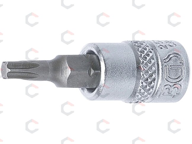 Antgalis įpresuotas į galvutę | 6.3 mm (1/4") | T-Star (Torx) T15 (2591) Antgalis įpresuotas į galvutę | 6.3 mm (1/4") | T-Star (Torx) T15 (2591)