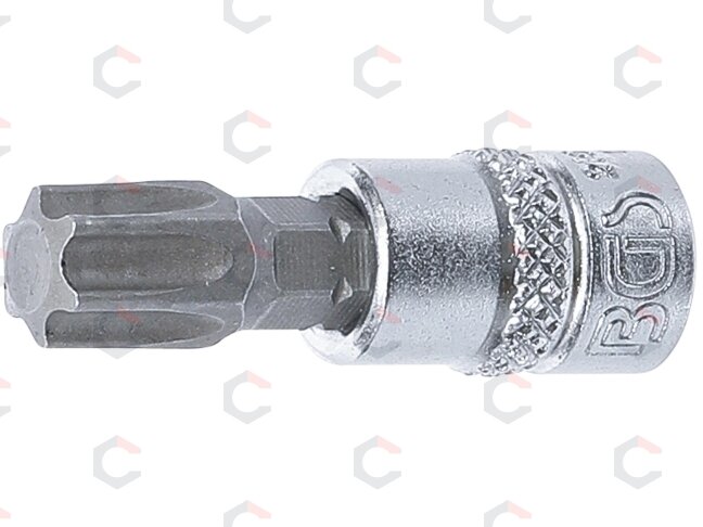 Antgalis įpresuotas į galvutę | 6.3 mm (1/4") | T-Star (Torx) T50 (2164-T50) Antgalis įpresuotas į galvutę | 6.3 mm (1/4") | T-Star (Torx) T50 (2164-T50)