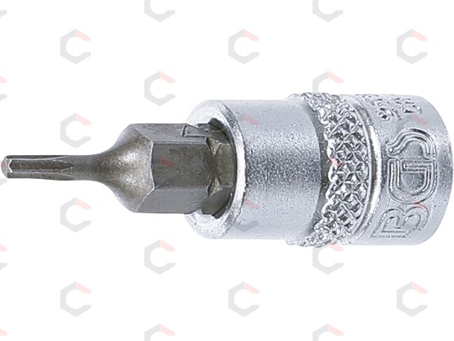 Antgalis įpresuotas į galvutę | 6.3 mm (1/4") | T-Star (Torx) T7 (2557)