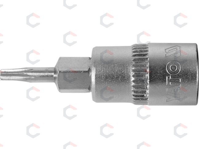Antgalis įpresuotas į galvutę | 6.3 mm (1/4") | T-Star (Torx) T8 (YT-04301) 1 Antgalis įpresuotas į galvutę | 6.3 mm (1/4") | T-Star (Torx) T8 (YT-04301) 1