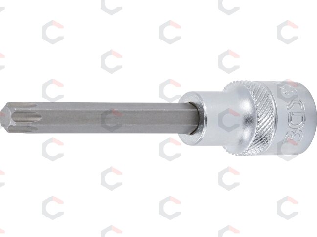 Antgalis įpresuotas į galvutę | ilgis 100 mm | 12,5 mm (1/2") | T-star (Torx) T50 (4474) Antgalis įpresuotas į galvutę | ilgis 100 mm | 12,5 mm (1/2") | T-star (Torx) T50 (4474)