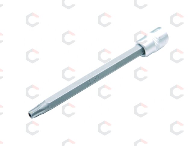 Antgalis įpresuotas į galvutę | ilgis 100 mm | 6.3 mm (1/4") | T-Star su skyle (Torx ) T30 (4203) 3 Antgalis įpresuotas į galvutę | ilgis 100 mm | 6.3 mm (1/4") | T-Star su skyle (Torx ) T30 (4203) 3