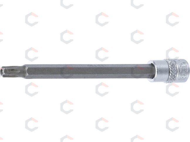 Antgalis įpresuotas į galvutę | ilgis 100 mm | 6.3 mm (1/4") | T-Star su skyle (Torx ) T30 (4203) Antgalis įpresuotas į galvutę | ilgis 100 mm | 6.3 mm (1/4") | T-Star su skyle (Torx ) T30 (4203)