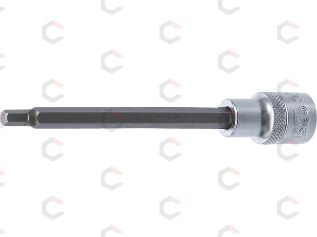 Antgalis įpresuotas į galvutę | ilgis 140 mm | 12,5 mm (1/2") | hex šešiakampis 6 mm (4271) Antgalis įpresuotas į galvutę | ilgis 140 mm | 12,5 mm (1/2") | hex šešiakampis 6 mm (4271)